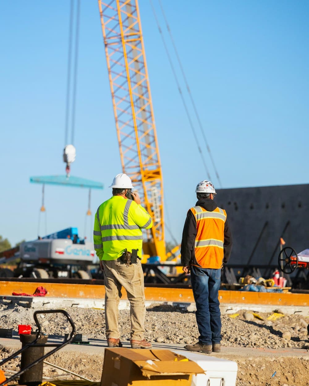 Maxtgc operator inspecting a mobile crane before dispatch